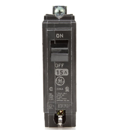 THHQB1115 - GE 15 Amp 1 Pole 120 Volt Bolt-On Molded Case Circuit Breaker