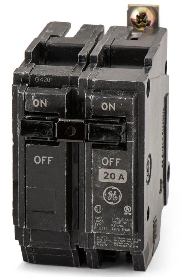 THQB1120ST1 - GE - 20 Amp Shunt Trip Circuit Breaker