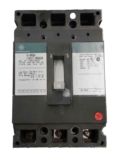 THED136015WL - General Electrics - Molded Case Circuit Breakers
