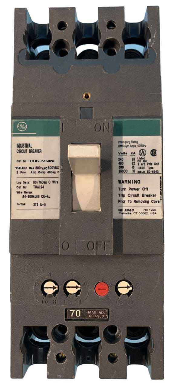 THFK236150WL - General Electrics - Molded Case Circuit Breakers