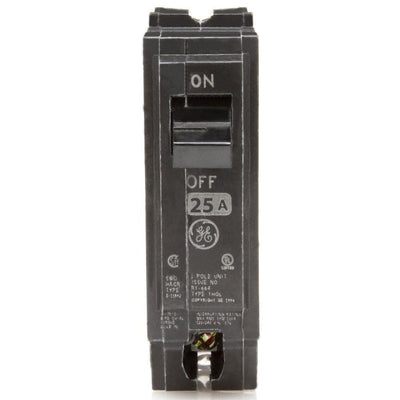 THQL1125 - GE 25 Amp 1 Pole 120 Volt Plug-In Molded Case Circuit Breaker