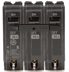THQL32035 - GE 35 Amp 3 Pole 240 Volt Plug-In Molded Case Circuit Breaker