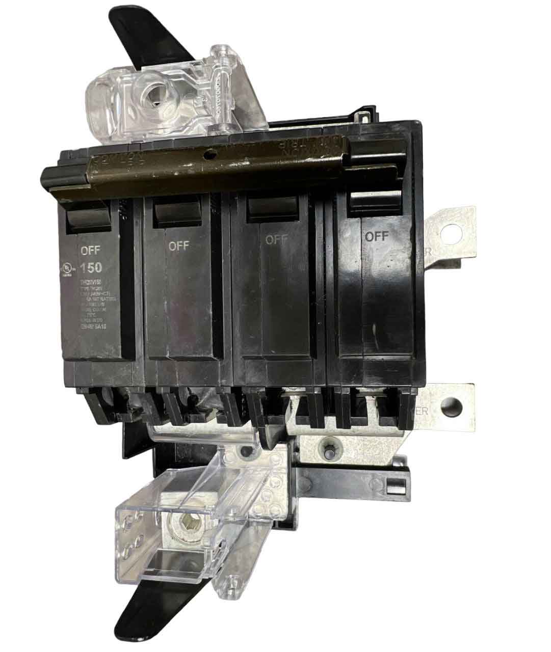 General Electric THQMV150E 150A 2-Pole Circuit Breaker 240V Plug-In General Electric THQMV150E 150A 2-Pole Circuit Breaker 240V Plug-In