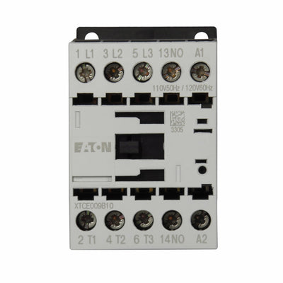 XTCE009B10E - Eaton Cutler-Hammer 9 Amp 3 Pole 600 Volt Magnetic Contactor