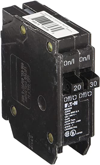 BD2030 - Cutler-Hammer 20/30 Amp Plug-on Circuit Breaker