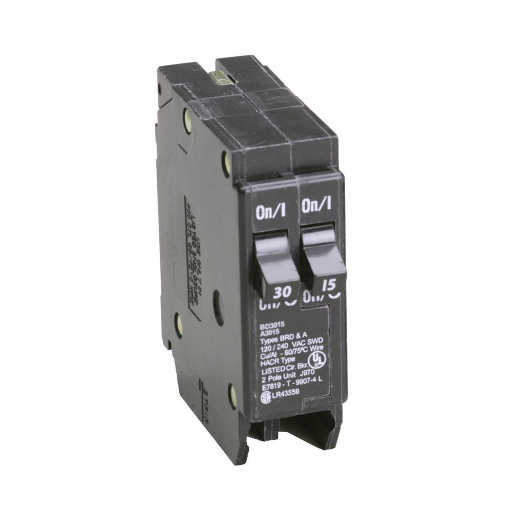 BD3015 - Cutler-Hammer 15 Amp 1 Pole 120 Volt Plug-on Circuit Breaker