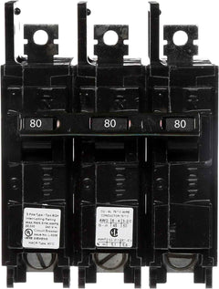 BQ3B080H - Siemens 80 Amp 3 Pole 240 Volt Bolt-On Molded Case Circuit Breaker