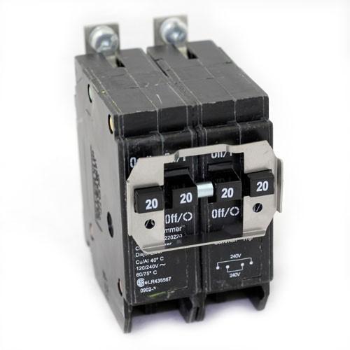 BQLT-220-220 - Eaton Cutler-Hammer 20 Amp 2 Pole 240 Volt Bolt-On Circuit Breakers
