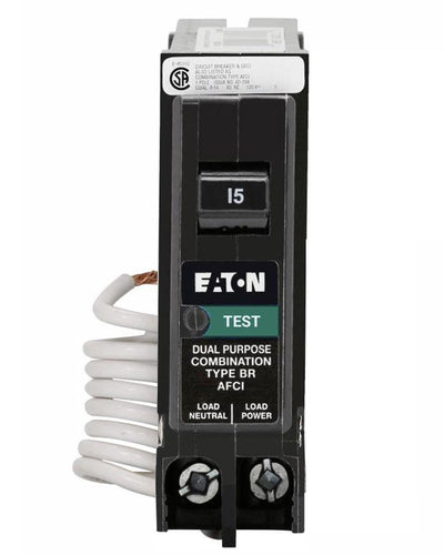 BRAF115C - Eaton Cutler-Hammer 15 Amp Single Pole Arc Fault Circuit Breaker