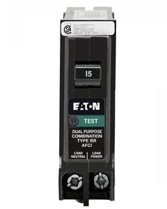 BRP115AFC - Eaton Cutler-Hammer 15 Amp Single Pole AFCI Circuit Breaker