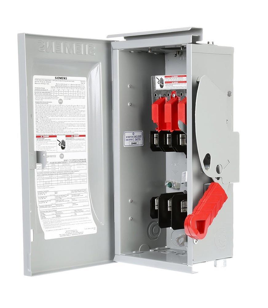 HFC361R - Siemens 30 Amp 3 Pole 600 Volt Circuit Breaker Heavy Duty Switch