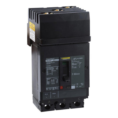 HGA36025 - Square D 25 Amp 3 Pole 600 Volt Molded Case Circuit Breaker