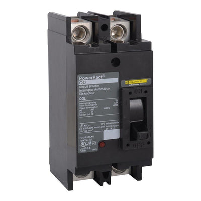 QDL22070 - Square D 70 Amp Double Pole 240 Volt PowerPact Q Molded Case Circuit Breaker