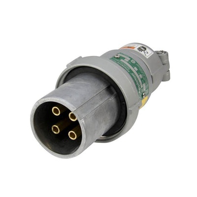 ACP6044BC - Appleton - 60 Amp 600V 4 Pole 4 Wire Powertite Series Pin & Sleeve Metallic Clamping Ring Plug