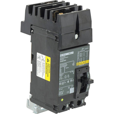 FH26015AC - Square D 15 Amp 2 Pole 600 Volt Molded Case Circuit Breaker