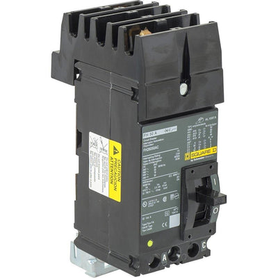 FH26050AC - Square D 50 Amp 2 Pole 600 Volt Molded Case Circuit Breaker