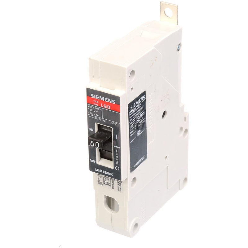 LGB1B060B - Siemens 60 Amp 1 Pole 347 Volt Bolt-On Molded Case Circuit Breaker