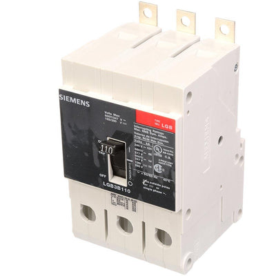 LGB3B110B - Siemens 110 Amp 3 Pole 600 Volt Bolt-On Molded Case Circuit Breaker