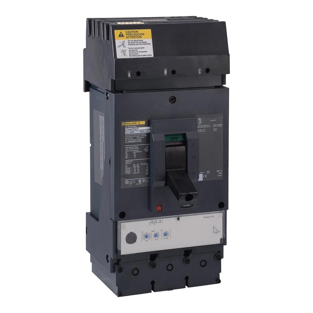 LLA36600U33X - Square D 600 Amp 3 Pole 600 Volt Molded Case Circuit Breaker