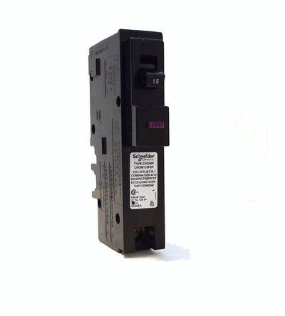 CHOM115PDF - HomeLine 15 Amp 1 Pole Dual Function Circuit Breaker