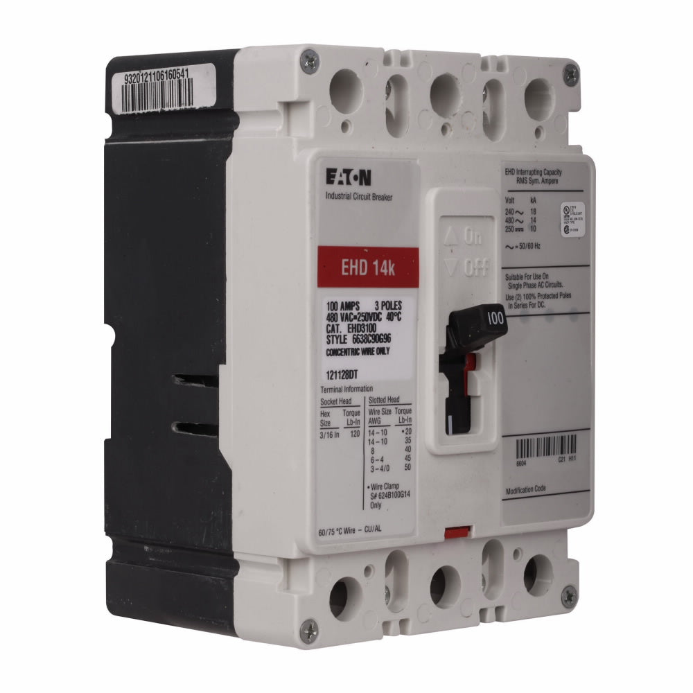 EHD3010L - Eaton - Molded Case Circuit Breaker