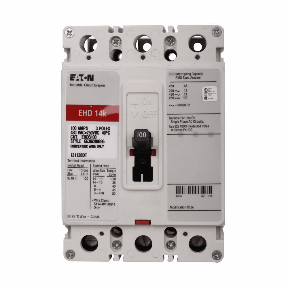 EHD3070L - Eaton - Molded Case Circuit Breaker