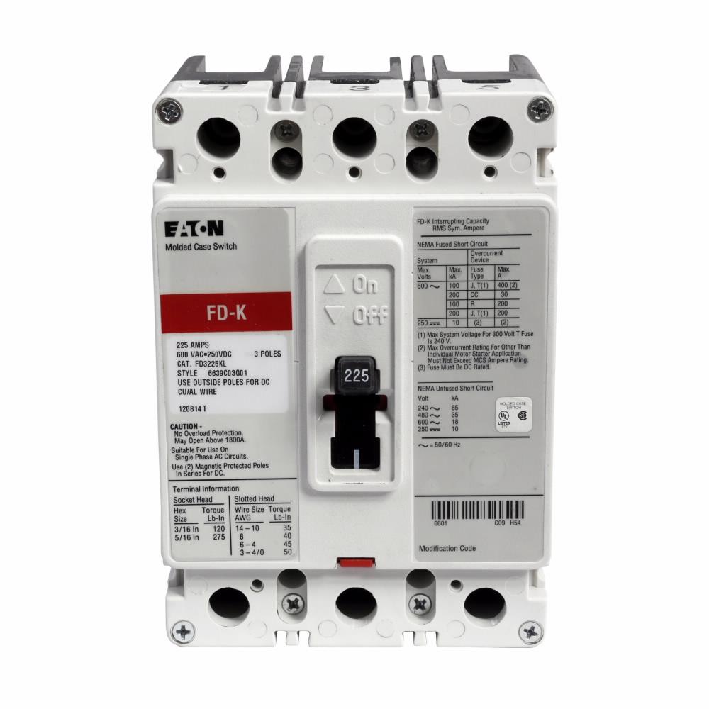 FD3225K - Eaton - Molded Case Switch