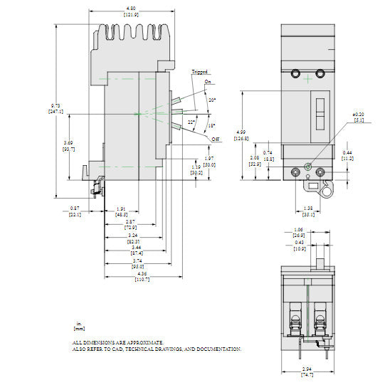 HDA260154 - Square D - Molded Case Circuit Breaker