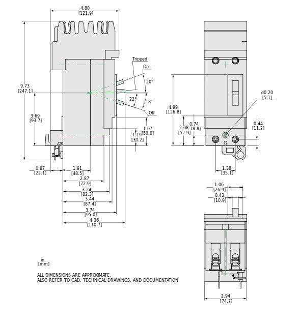 HDA260502 - Square D - Molded Case Circuit Breaker