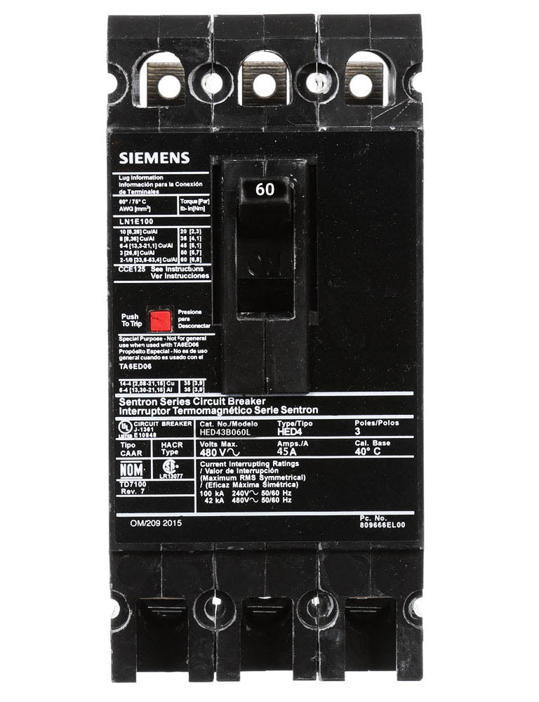 HED43B060L - Siemens - Molded Case
