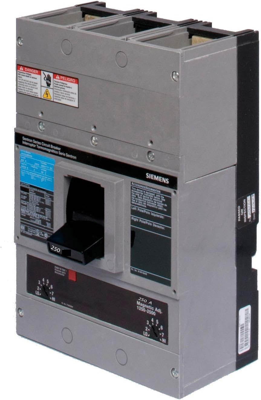 JXD62B250L - Siemens - Molded Case Circuit Breaker