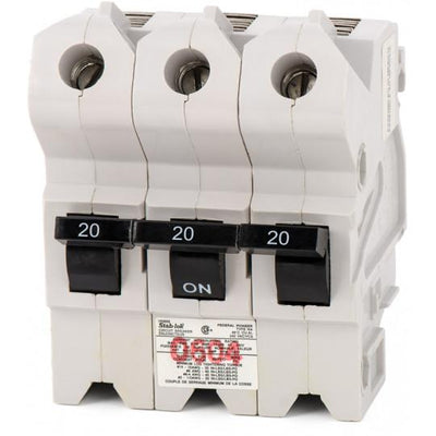 NA3P20 - Federal Pioneer 20 Amp 3 Pole Circuit Breaker