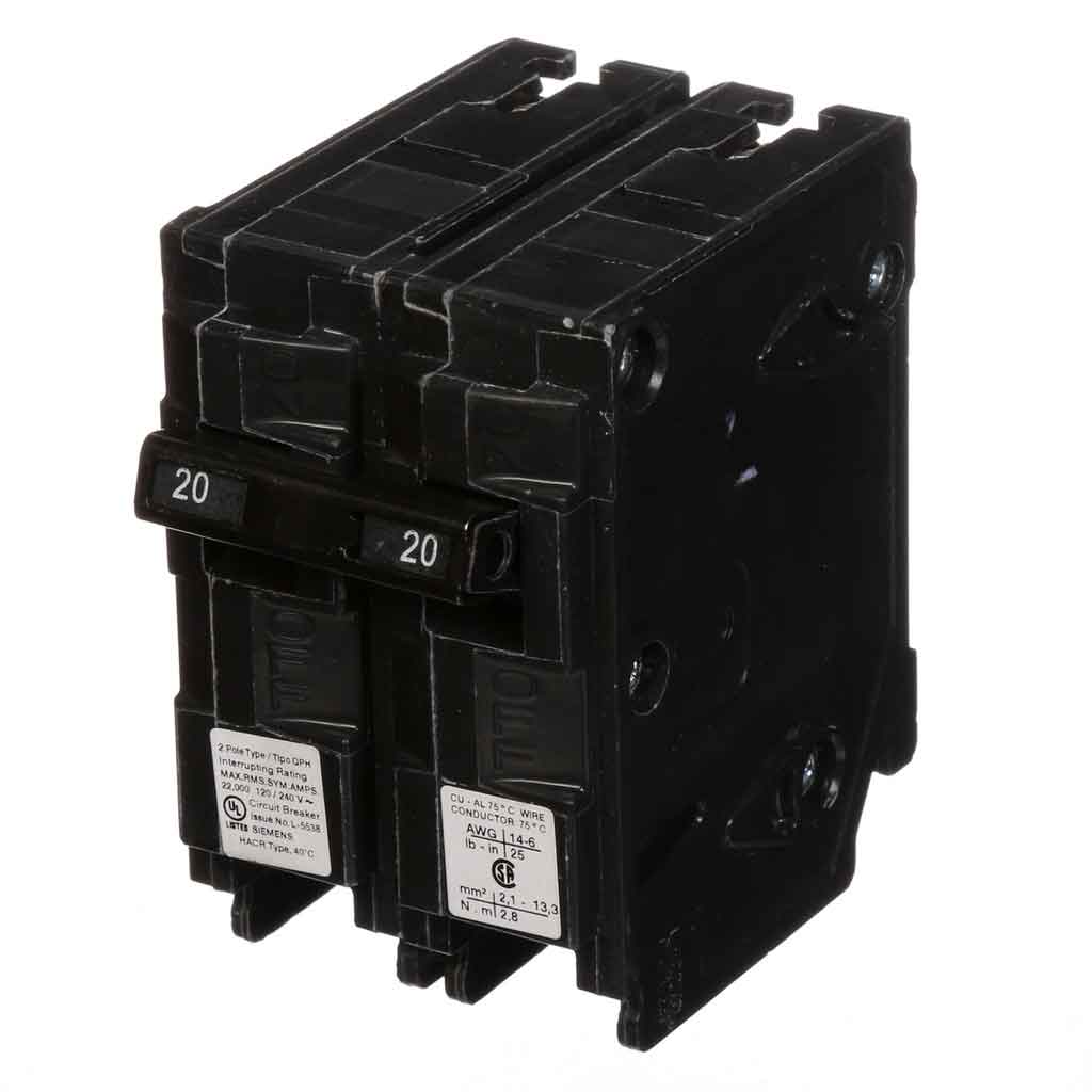 Q220H - Siemens - 20 Amp 22kA Circuit Breaker