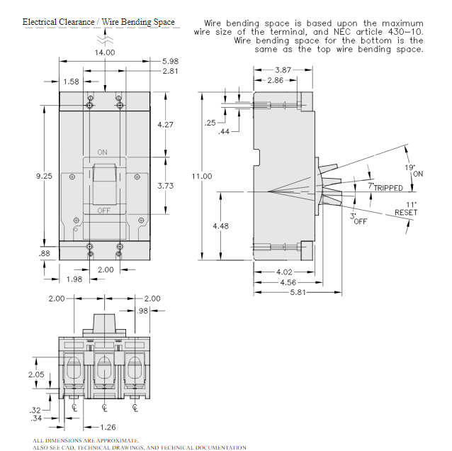 Q4L3250 - Square D - Molded Case Circuit Breaker