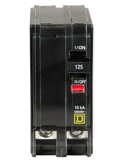 QO2125 - Square D 125 Amp Double Pole Circuit Breaker