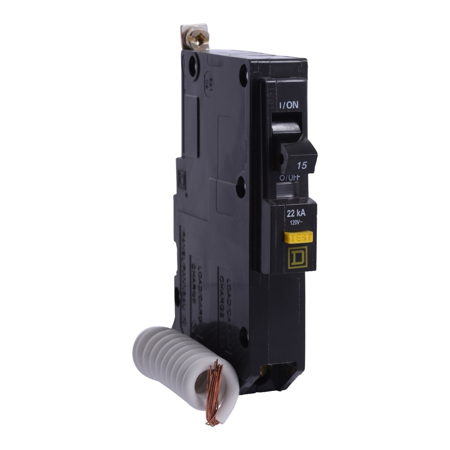 QOB115VHGFI - Square D 15 Amp 1 Pole 120 Volt Miniature Circuit Breaker