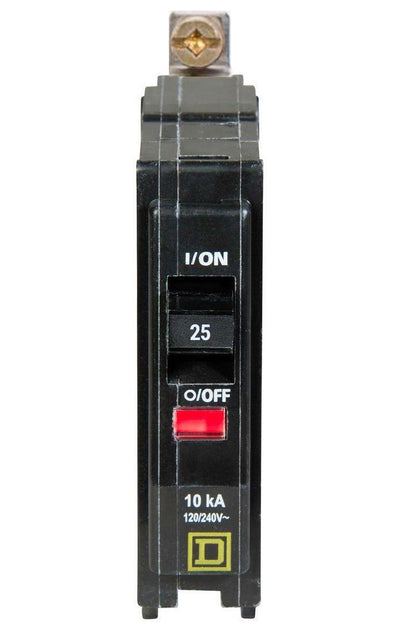 QOB125 - Square D 25 Amp Single Pole Bolt-On Circuit Breaker