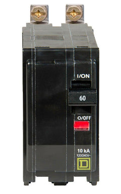 QOB260 - Square D 60 Amp Double Pole Bolt-On Circuit Breaker