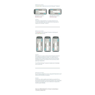 FS060 - Siemens FirstSurge Power 60kA Whole House Surge Protection Device