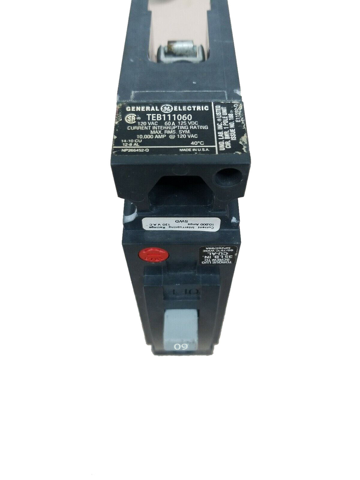 TEB111060 - GE -  Molded Case Circuit Breaker
