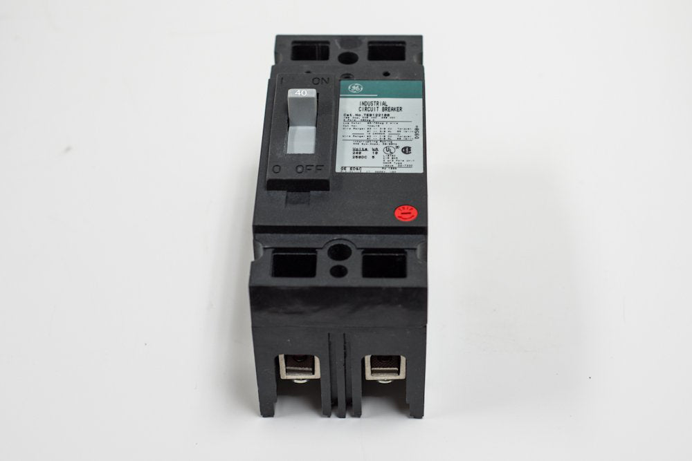 TEB122040WL - GE 40 Amp 2 Pole 240 Volt Molded Case Circuit Breaker General Electric Lug