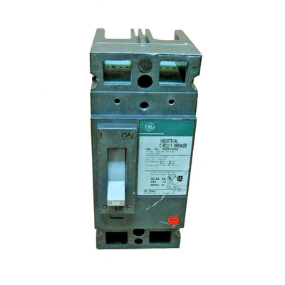 TEB122050 - GE 50 Amp 2 Pole 240 Volt Molded Case Circuit Breaker General Electric Lug