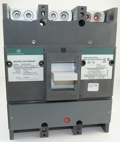 TJD432250WL - GE 250 Amp 3 Pole 240 Volt Molded Case Circuit Breaker